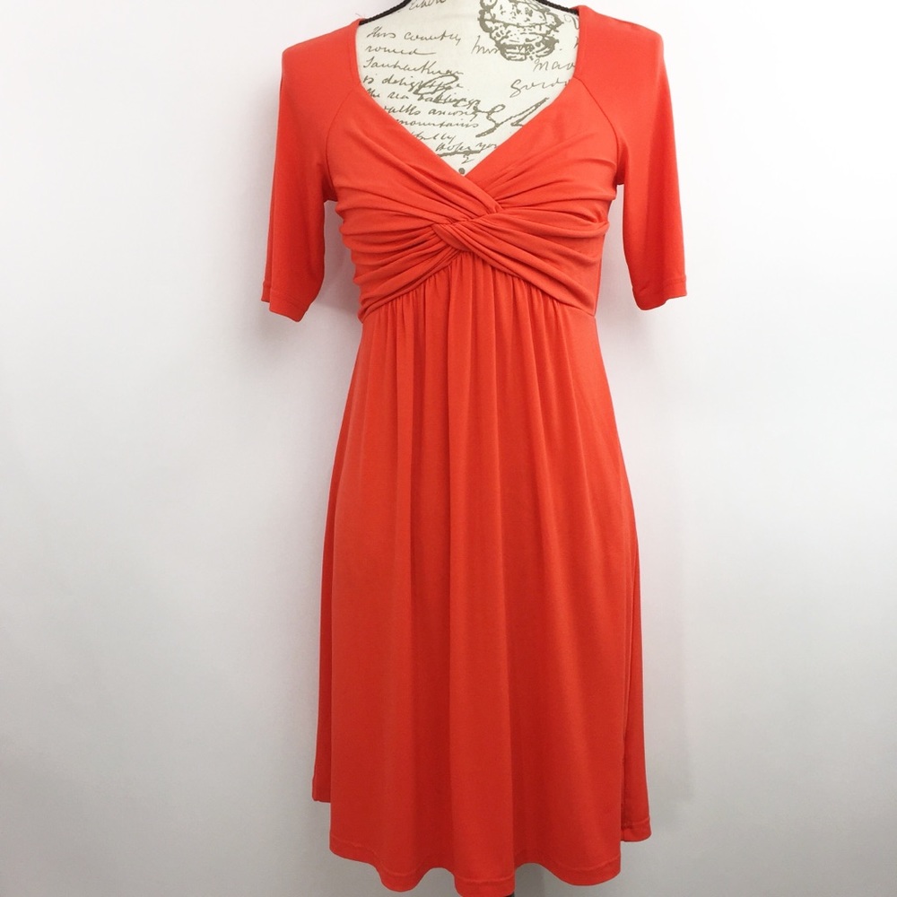 Boston Proper Orange Dress Size XS